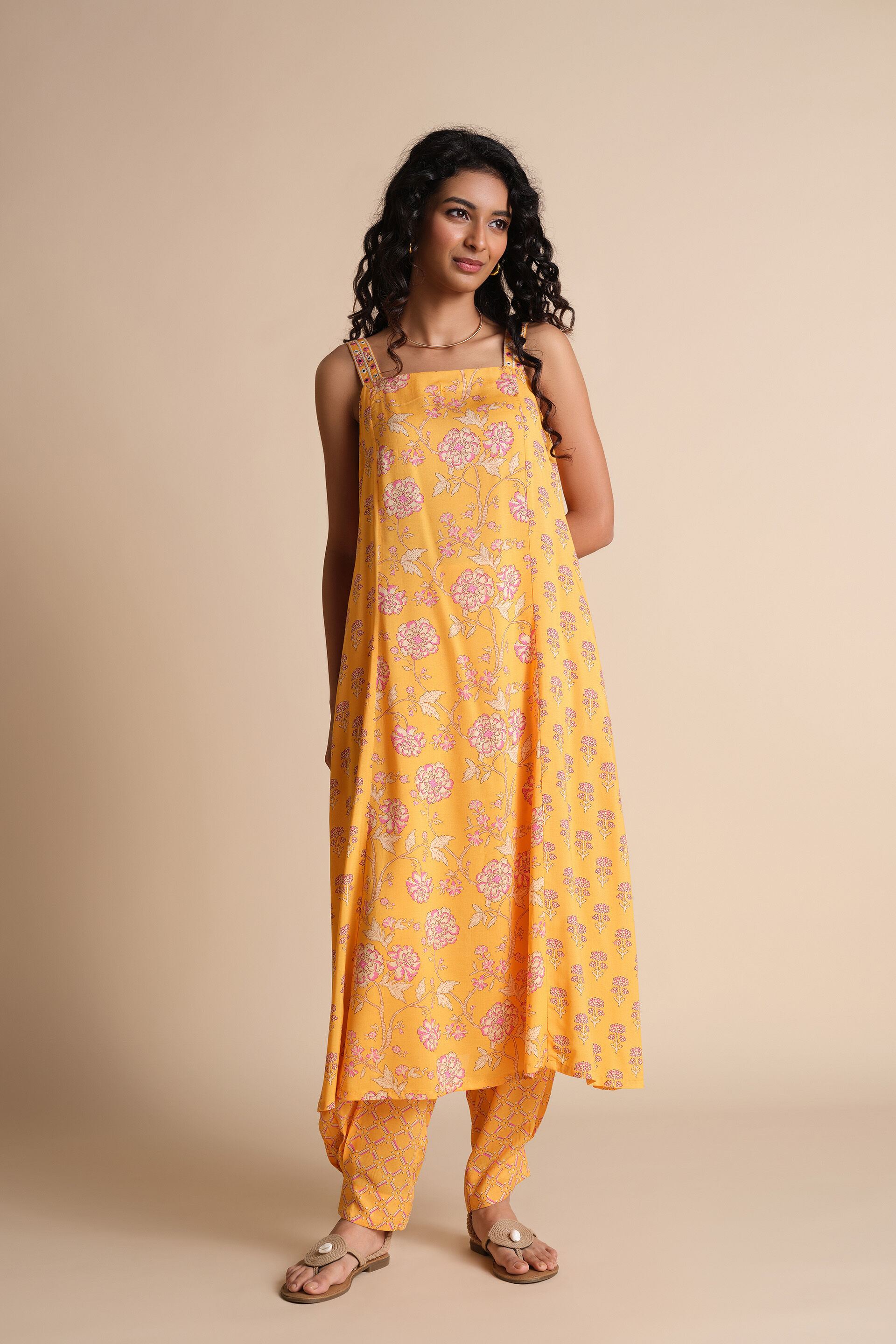 Summer Noor Kurta, Mustard, image 5